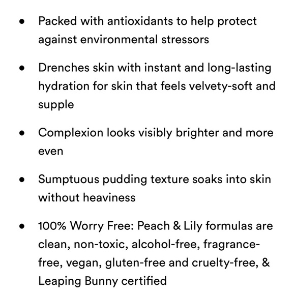 Brand New Peach & Lily Matcha Pudding Antioxidant Cream - Picture 3 of 5